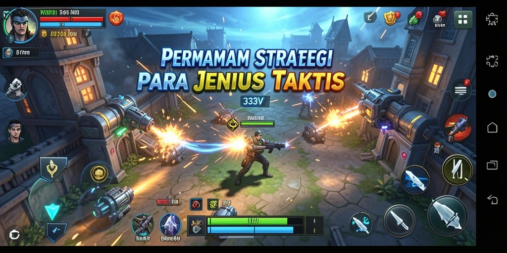 Tampilan gameplay 333V yang memukau dan strategis.