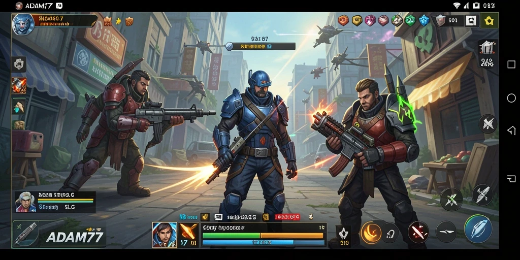 Tampilan gameplay <strong>ADAM77</strong> yang menarik dengan aksi strategis.