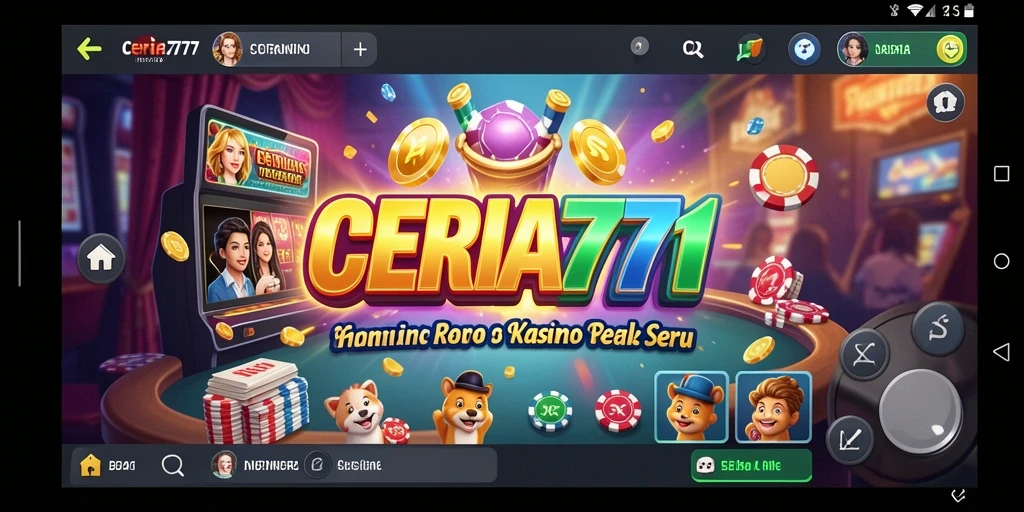 Tampilan gameplay CERIA777 yang menarik dengan berbagai pilihan permainan kasino.