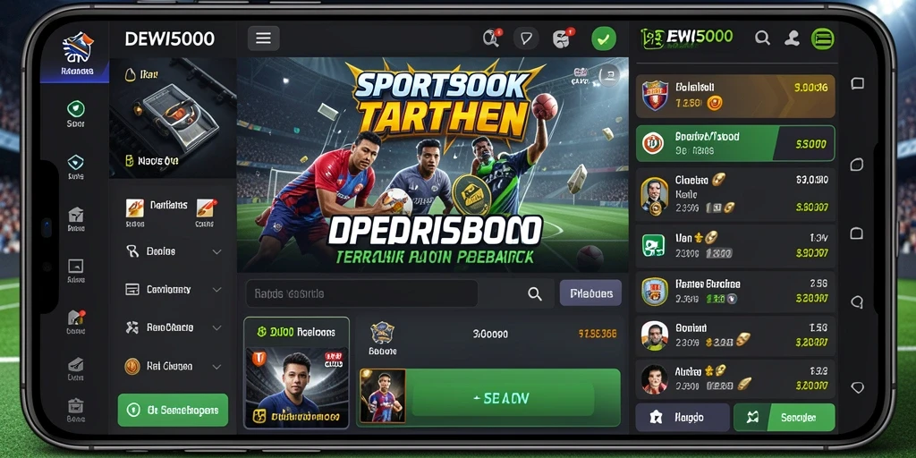 Screenshot DEWI5000 memperlihatkan tampilannya yang menarik dan penuh aksi taruhan.