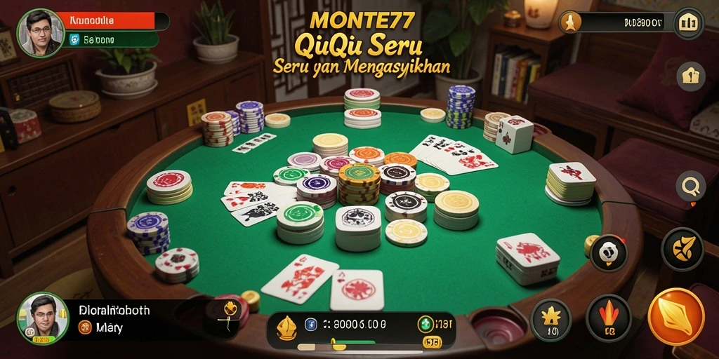 Gameplay menarik dari MONTE77 yang menyajikan QiuQiu.