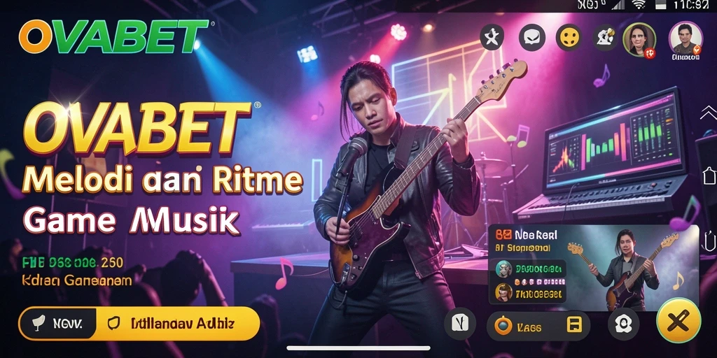 Tampilan gameplay OVABET yang penuh warna dan dinamis.