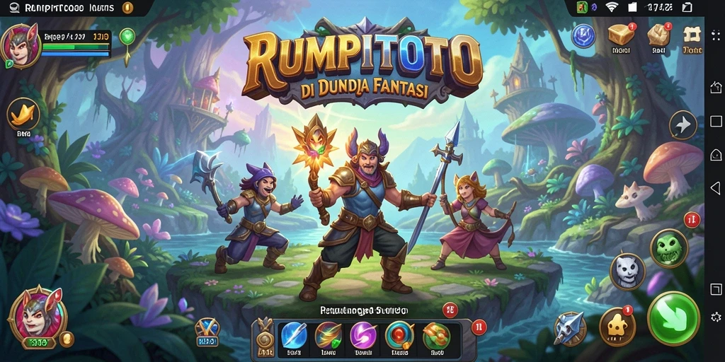 Tampilan gameplay RUMPITOTO dengan petualangan seru.