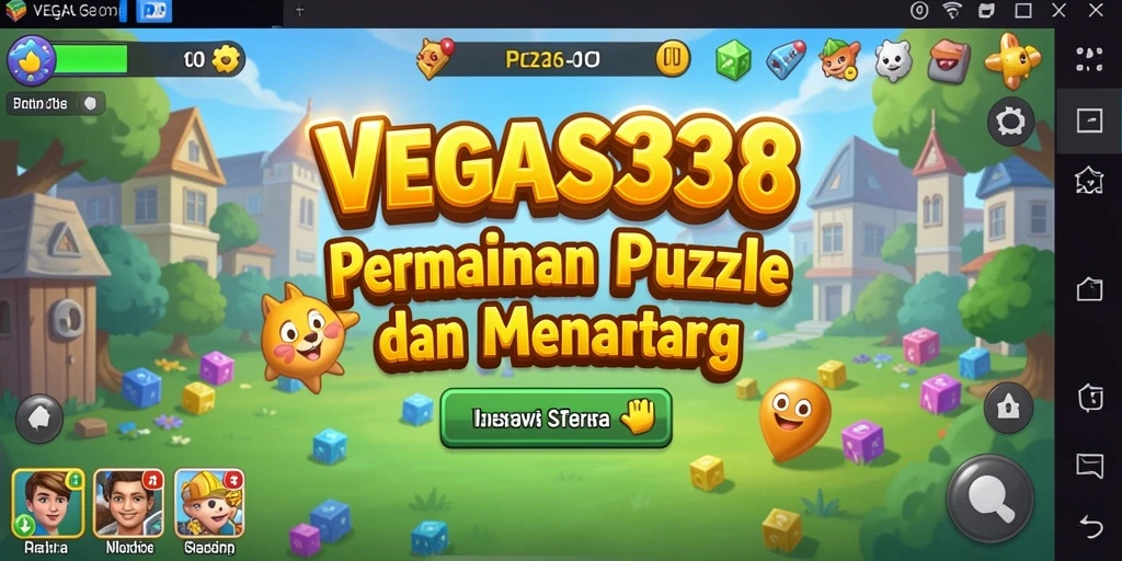 Tampilan gameplay seru dari VEGAS338 dengan berbagai teka-teki menantang.