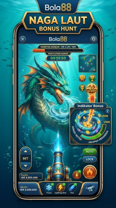 Screenshot fitur-fitur unggulan dalam aplikasi bola88.